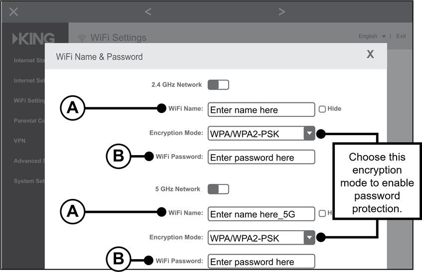 KING - WiFiMax KWM2000 - Eerste Gebruik - Stap 4 Eerste Gebruik - Stap 4