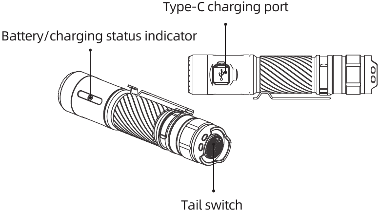 WUBEN - C3 - Over product - De batterij opladen Over product - De batterij opladen