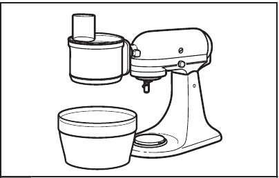 KitchenAid - KSM2FPA - De Foodprocessor bevestigen - Stap 5 De Foodprocessor bevestigen - Stap 5