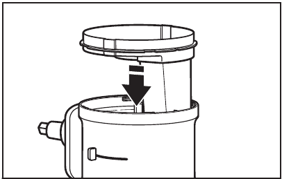 KitchenAid - KSM2FPA - De verstelbare snijschijf installeren - Stap 1 De verstelbare snijschijf installeren - Stap 1