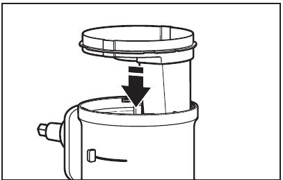 KitchenAid - KSM2FPA - De dobbelsteenschijf en het mes installeren - Stap 1 De dobbelsteenschijf en het mes installeren - Stap 1