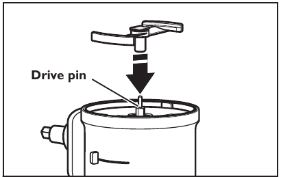 KitchenAid - KSM2FPA - De dobbelsteenschijf en het mes installeren - Stap 3 De dobbelsteenschijf en het mes installeren - Stap 3