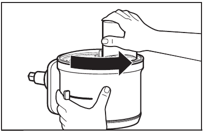KitchenAid - KSM2FPA - De dobbelsteenschijf en het mes installeren - Stap 4 De dobbelsteenschijf en het mes installeren - Stap 4