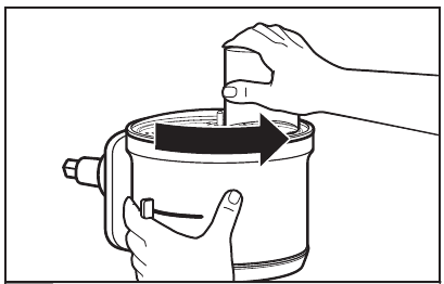 KitchenAid - KSM2FPA - De omkeerbare raspschijf installeren -Stap 4 De omkeerbare raspschijf installeren -Stap 4