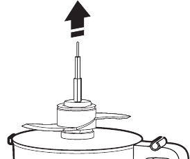 De aandrijfadapter verwijderen