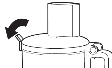 KitchenAid - KFP0718L - De afdekking van de mengkom installeren De afdekking van de mengkom installeren