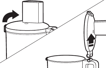 KitchenAid - KFP0718L - Verwerkt voedsel verwijderen - De mengkom verwijderen Verwerkt voedsel verwijderen - De mengkom verwijderen