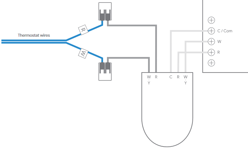 Nest - Power Connector - Installeer de stroomconnector - Alleen verwarmingssysteem Installeer de stroomconnector - Alleen verwarmingssysteem