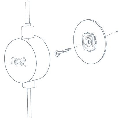 Nest - Cam Outdoor - Monteer uw camera - Stap 3 Monteer uw camera - Stap 3