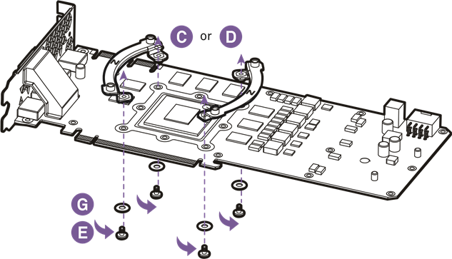 NZXT - Kraken G12 - STAP 5 - BEREID DE RETENTIEBEUGEL VOOR STAP 5 - BEREID DE RETENTIEBEUGEL VOOR
