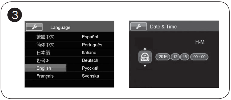 Kodak - PIXPRO AZ401 - De taal/datum/tijd instellen De taal/datum/tijd instellen