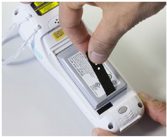 Datalogic - Memor X3 Healthcare - Verwijder de batterij Verwijder de batterij
