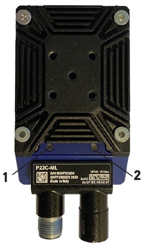 Datalogic - P2X Serie - STATUS LED EN KNOP - Deel 1 STATUS LED EN KNOP - Deel 1