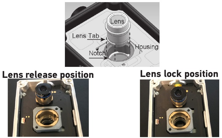 Datalogic - P2X Series - De micro-lens van de camera vervangen De micro-lens van de camera vervangen