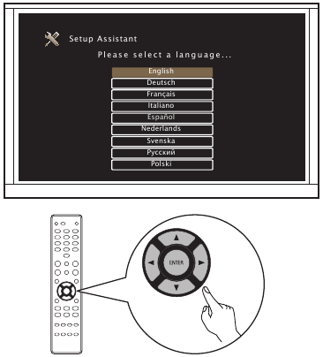 Marantz - NR1200 - Setup door verbinding te maken met de TV - Stap 8 Setup door verbinding te maken met de TV - Stap 8