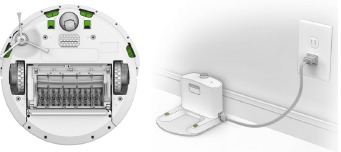 iRobot - Roomba 680 - De afgrondsensoren en oplaadcontacten reinigen De afgrondsensoren en oplaadcontacten reinigen