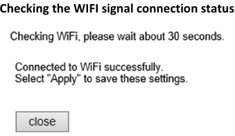 Denver - IPC-1020 - De verbindingsstatus van het WIFI-signaal controleren De verbindingsstatus van het WIFI-signaal controleren