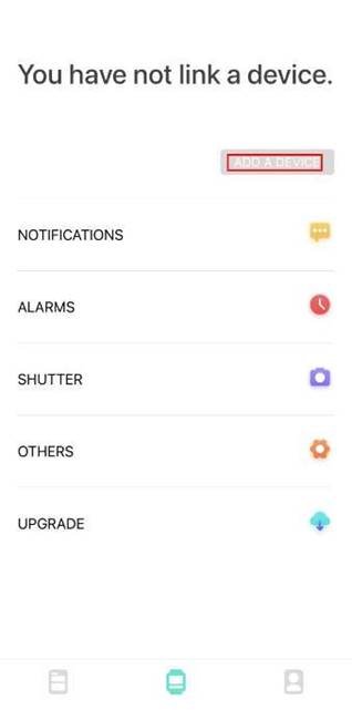 Denver - SWC-363 - Verbind de smartwatch met de app - Stap 1 Verbind de smartwatch met de app - Stap 1