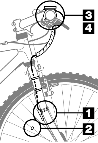 Cateye - Enduro 2 - Namen van onderdelen - Deel 2 Namen van onderdelen - Deel 2
