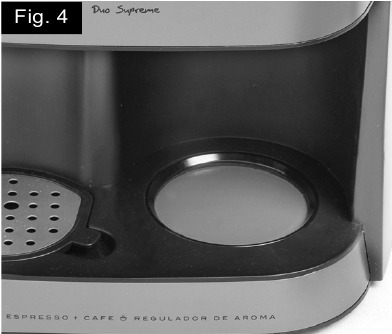 Ufesa - CK7355 - FILTERKOFFIE ZETTEN - Stap 4 FILTERKOFFIE ZETTEN - Stap 4
