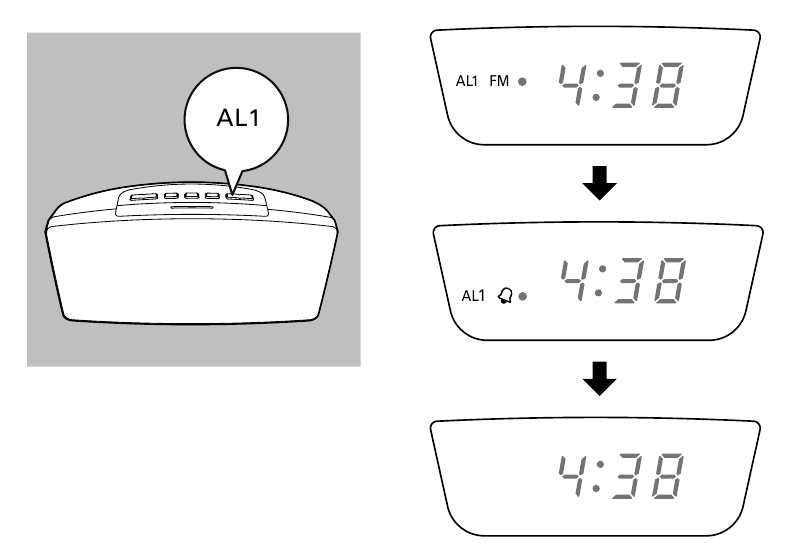 Philips - AJ3400 - Alarmbron selecteren Alarmbron selecteren
