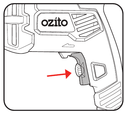 Ozito - HDR-3000 - BOREN - Stap 4 BOREN - Stap 4