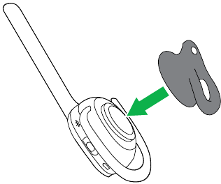 Jabra - Talk 30 - De EarGel bevestigen De EarGel bevestigen