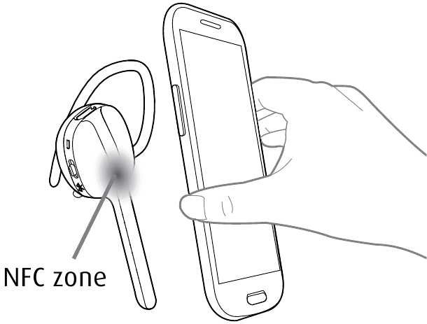 Jabra - Talk 30 - Koppelen met een smartphone met behulp van NFC Koppelen met een smartphone met behulp van NFC