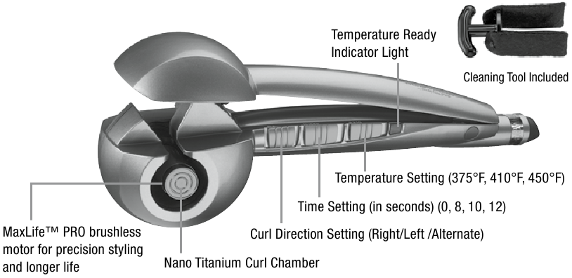 BaByliss - Nano Titanium MiraCurl BABNTMC1C - LEER JE PROFESSIONELE STYLER KENNEN LEER JE PROFESSIONELE STYLER KENNEN