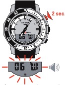 Instelmodus en magnetische declinatie-weergave