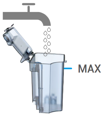 EZVIZ - RS2 - Schoon water toevoegen Schoon water toevoegen