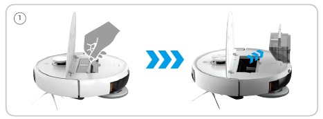 EZVIZ - RS2 - Stofbak legen - Stap 1 Stofbak legen - Stap 1