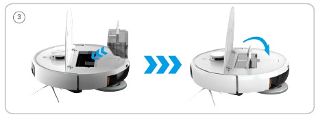 EZVIZ - RS2 - Stofbak legen - Stap 3 Stofbak legen - Stap 3