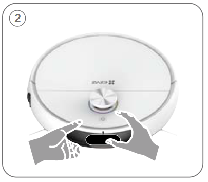 EZVIZ - RS2 - Gebruik de camerasticker (optioneel) - Stap 2 Gebruik de camerasticker (optioneel) - Stap 2