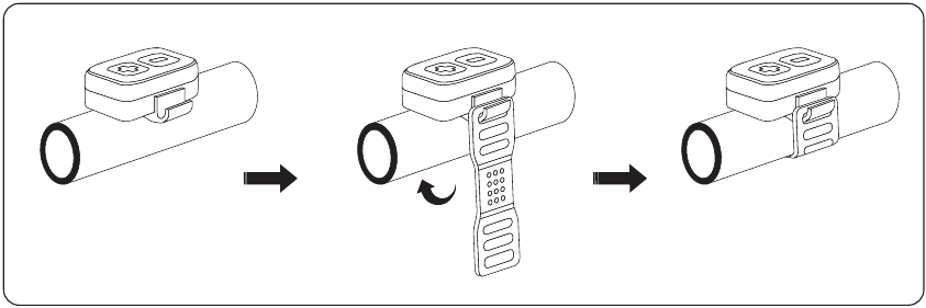 WUBEN - B1 - Installatie - Afstandsbediening bevestigen Installatie - Afstandsbediening bevestigen