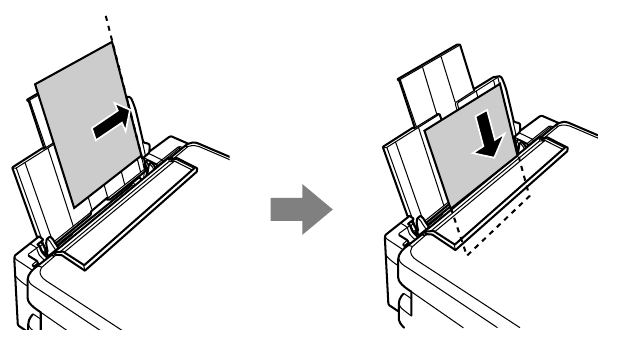 Epson - XP-220 - Papier plaatsen stap 2 Papier plaatsen stap 2
