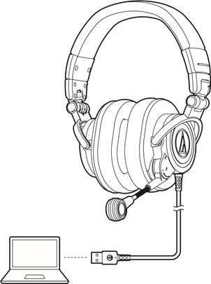 Audio-Technica - ATH-M50xSTS-USB - Het product gebruiken Het product gebruiken