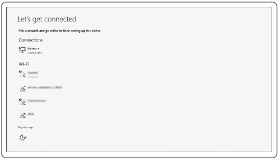 Dell - Latitude 5480 - Verbinding maken met uw netwerk Verbinding maken met uw netwerk