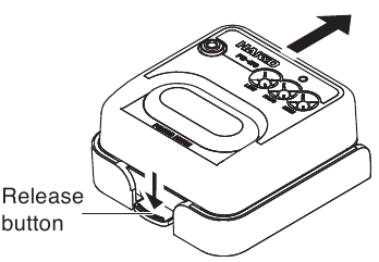 Hakko - FG-470 - Batterij plaatsen - Stap 1 Batterij plaatsen - Stap 1