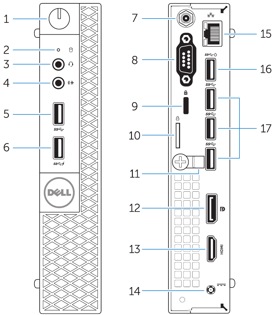 Dell - OptiPlex 7040M - Functies Functies