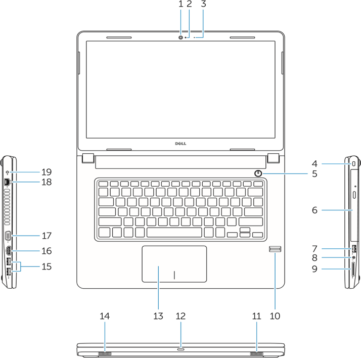 Dell - Vostro 14 3000 Series - Functies - Deel 1 Functies - Deel 1