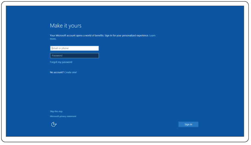 Dell - Vostro 14 3000 Series - Meld u aan bij uw Microsoft-account of maak een lokaal account Meld u aan bij uw Microsoft-account of maak een lokaal account