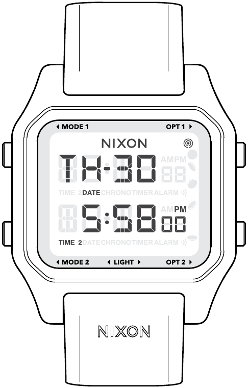 NIXON - THE STAPLE - FUNCTIES - DATUMMODUS FUNCTIES - DATUMMODUS