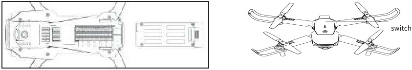 Eachine - E58 - De voeding van het vliegtuig aansluiten De voeding van het vliegtuig aansluiten