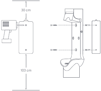 Xiaomi - Mi Vacuum Cleaner G10 - De 2-in-1 oplaad- en opbergmontage installeren De 2-in-1 oplaad- en opbergmontage installeren