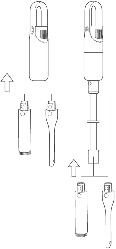 Xiaomi - Mi Vacuum Cleaner Light - De accessoires installeren De accessoires installeren