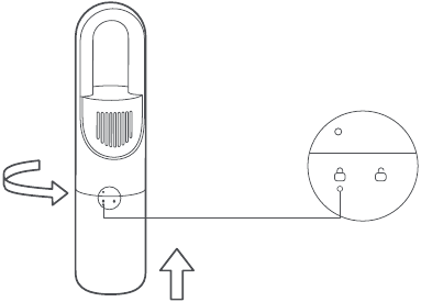 Xiaomi - Mi Vacuum Cleaner Light - Het stofcompartiment verwijderen & installeren - Stap 3 Het stofcompartiment verwijderen & installeren - Stap 3