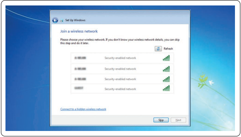 Dell - Vostro 3650 - Windows 7 - Verbinding maken met uw netwerk Windows 7 - Verbinding maken met uw netwerk