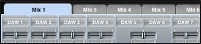 Focusrite - Saffire PRO 24 - Mixer-tabblad Mixer-tabblad