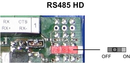 Datalogic - CBX100 - RS485 HD Termination Resistance Switch RS485 HD Termination Resistance Switch
